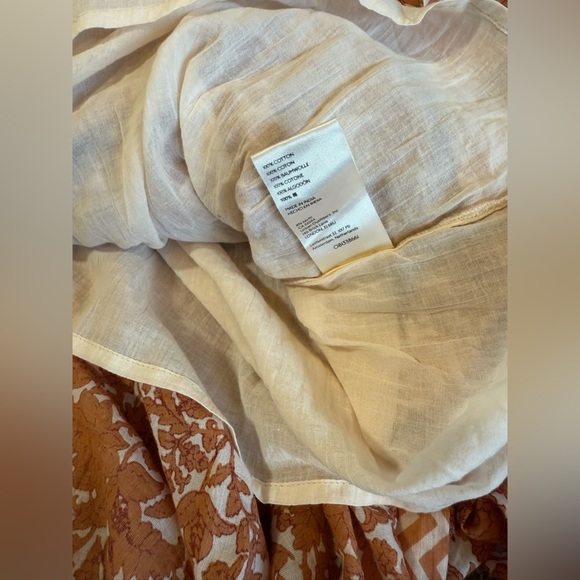 NWT Free People Ultraviolet Floral Cotton Maxi Dress Women Size Small - Picture 9 of 9